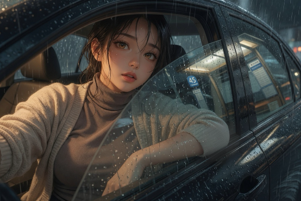 雨音の待ち時間