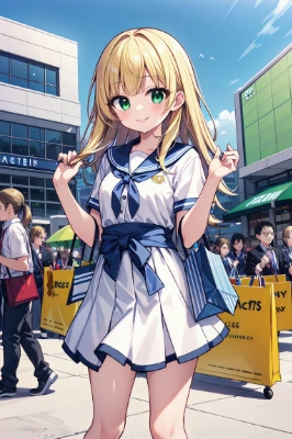 金髪の女の子