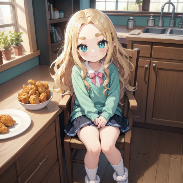 唐揚げ大好きおでこちゃん