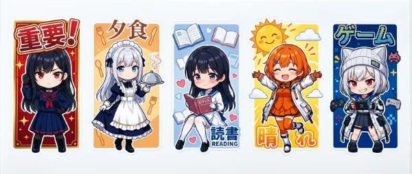 手帳用ステッカー