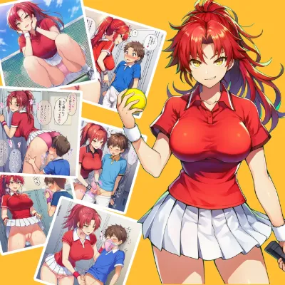 生パンツでテニスを教えてくれるお姉さん