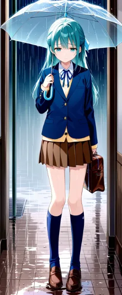 常磐アクア（お題：雨#2）