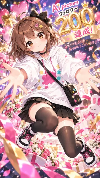 『200人の出会いに、ありがとう♡』