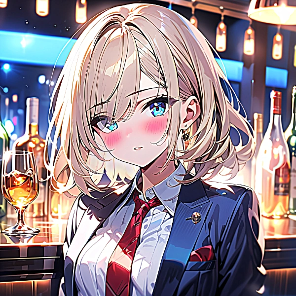 スーツ姿の彼女