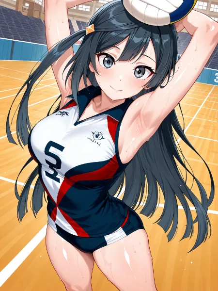 優木せつ菜　バレーボール