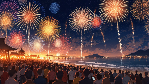 大勢の人でにぎわっています