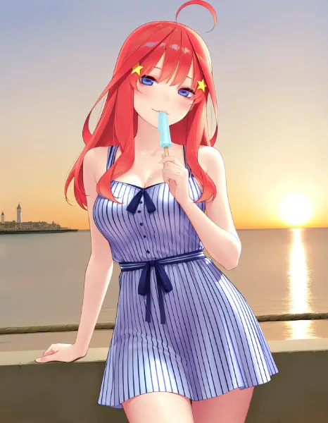 【五等分の花嫁】「今日も暑かったねー」