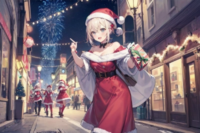 クリスマス（サンタ風コスプレ）