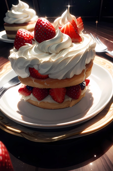 今日のお題「ショートケーキ」