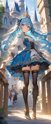 黒ストッキングのお姫様