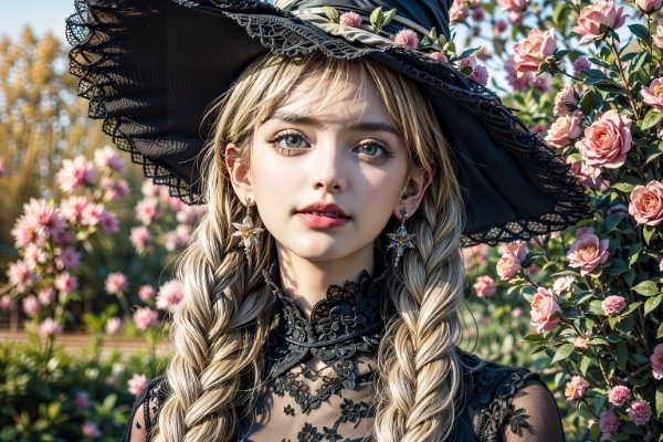 witch and flowers cover