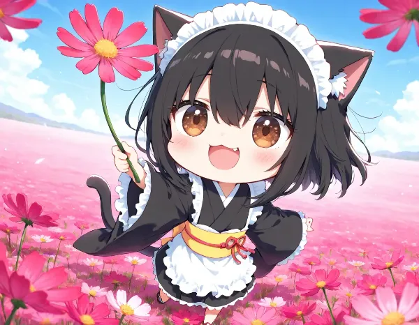 キレーにゃコスモスニャ～♪