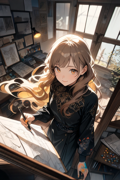 アーティストの視線