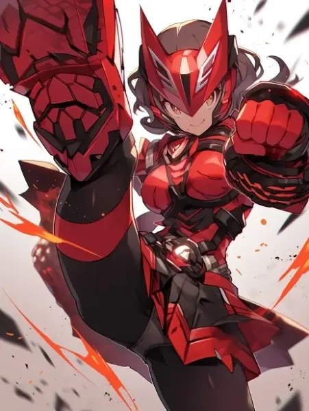 ファイト！仮面ライダー少女ッ！（nijijourney版）