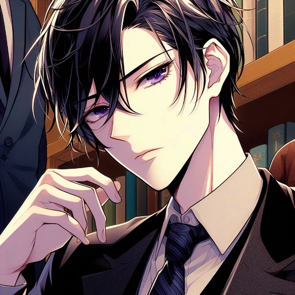 図書館で読書をしている、黒髪短髪男性◆その2(24枚)