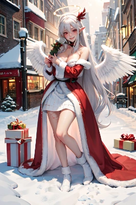 ポスター用のモデルを頼まれた元奴隷天使