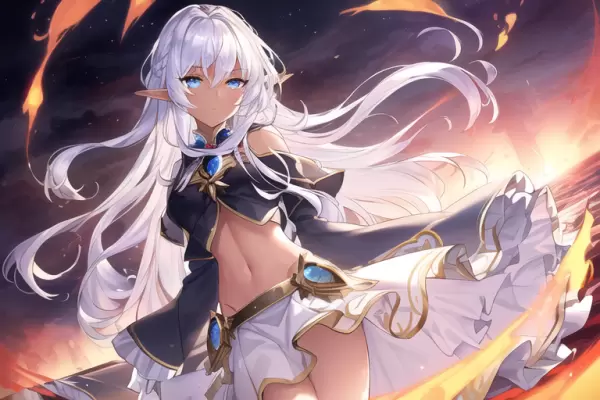 魔法使いダークエルフさん