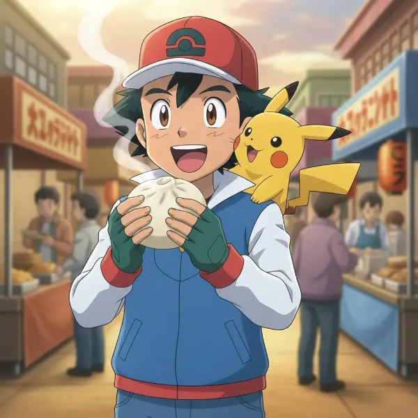 肉まんゲットだぜ!