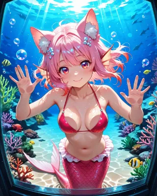 12枚）人魚が遊びに来る部屋