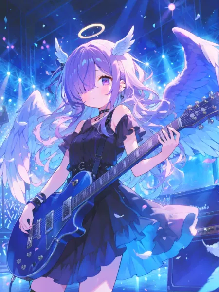 メカクレエンジェルバンドガール