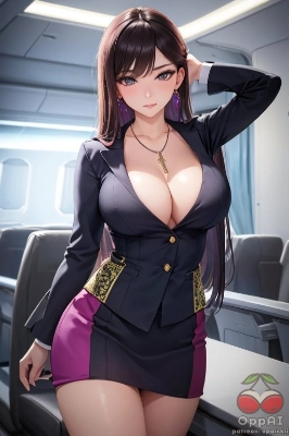 【限定】飛行機の中での時間は、私たち二人だけの特別な空間です。思い出に残るひとときを過ごしましょう。