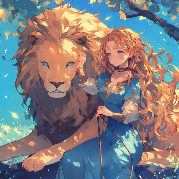 少女とライオン