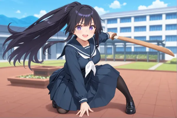 【サムライガール・鹿島 美琴】影を迎え撃て