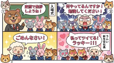 入学式だにゃん！