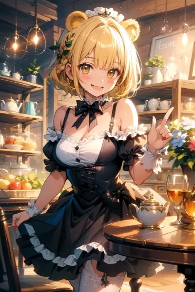 🧸「みんなで、ティータイムなのです」の巻き☕🥞