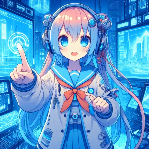 ネットワークに接続している女の子達★(6枚)