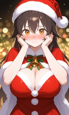 巨乳サンタ娘