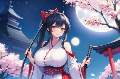 おしとやか系巫女お姉さん