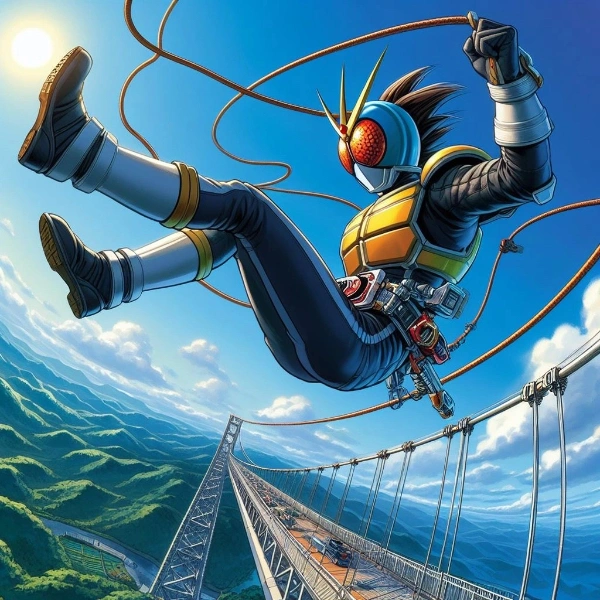 ライダーバンジーキック