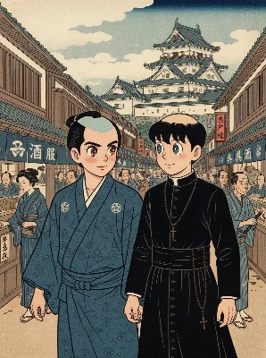 宣教師と街歩き