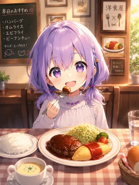 洋食♡(๑´ڡ`๑)♡