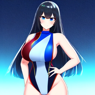黒髪レオタード