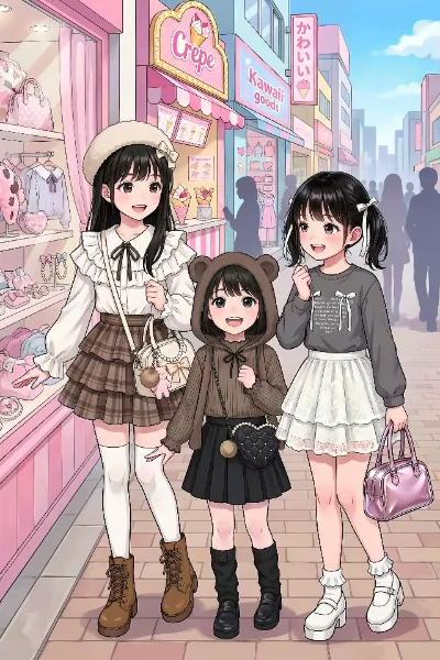 原宿だよ三姉妹
