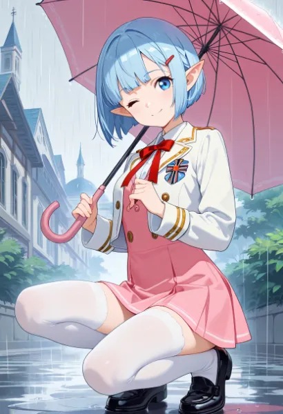 まなざしが雨粒を追い越す瞬間