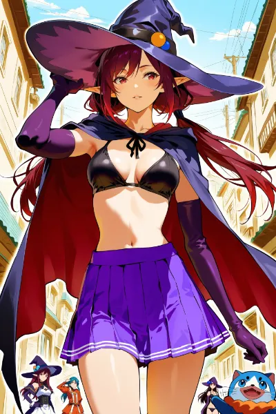 ビキニ魔女のエルフさん