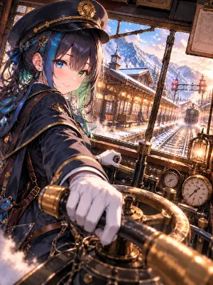 ドライバー×旧式の鉄道駅 ～終点の先は一緒に～