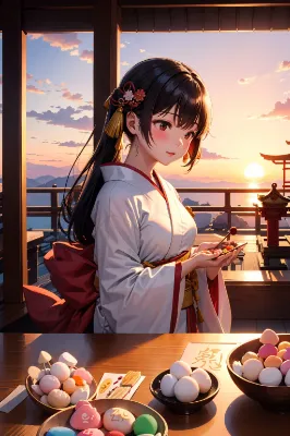 お餅食べる？