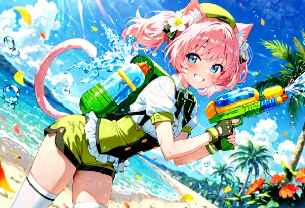 砂浜のスナイパー