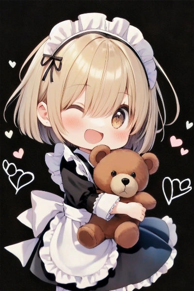 ぬいぐるみとメイドちゃん②