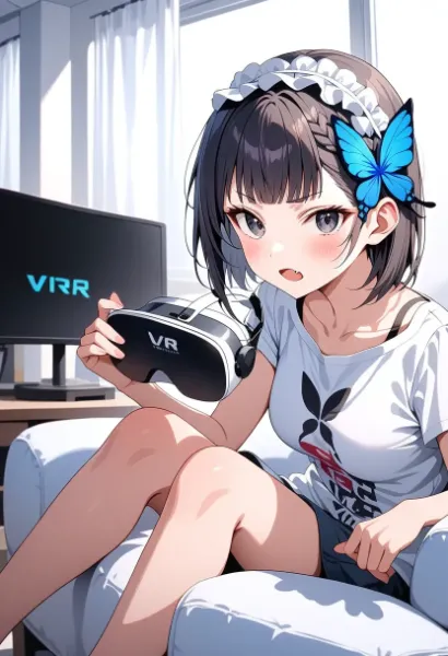 今からVRを使うけど、変な事はしないでね！