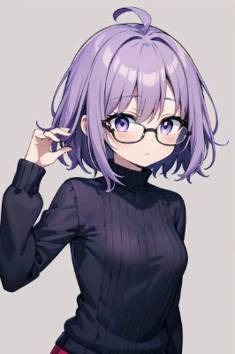 紫髪の女の子