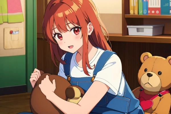 テディベアと女の子