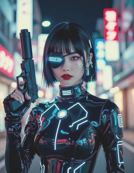 電脳都市の孤高なる戦姫 - The Lone Warrior Princess of Cyber ​​City
