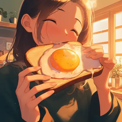 朝の幸せ