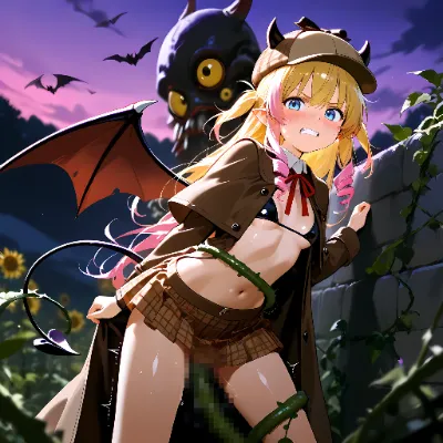 サキュバスの女の子達が植物系のモンスターに・・・2