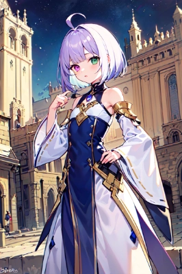 ちょっと秘密を持ったオッドアイの女の子